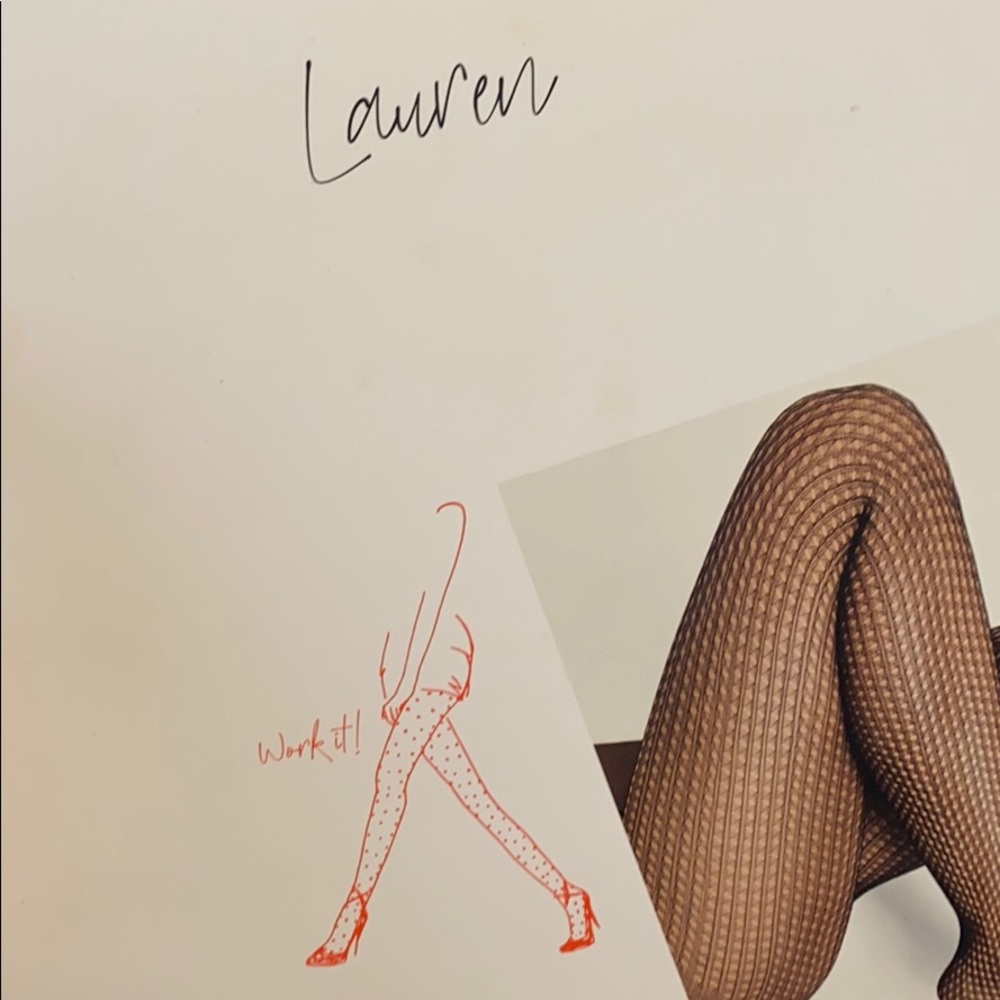 NIB Wolford Lauren net tights